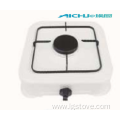 White Color Painting Single Burner Gas Stove